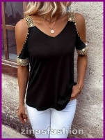 DAMES TOP BLACK